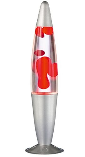 Reality Lavalampe Lavaleuchte R5007-10 - (Rot/Klar) - 41cm ...