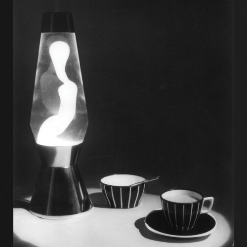 Astro Lavalampe NEU! In Gelb Rosa Orange - das Original - Schwarz/Weiß