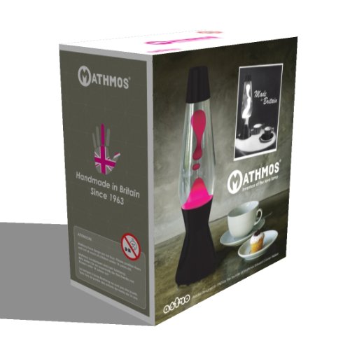 Astro Lavalampe Matt Schwarz NEU! in Klar Blau Türkis Karton