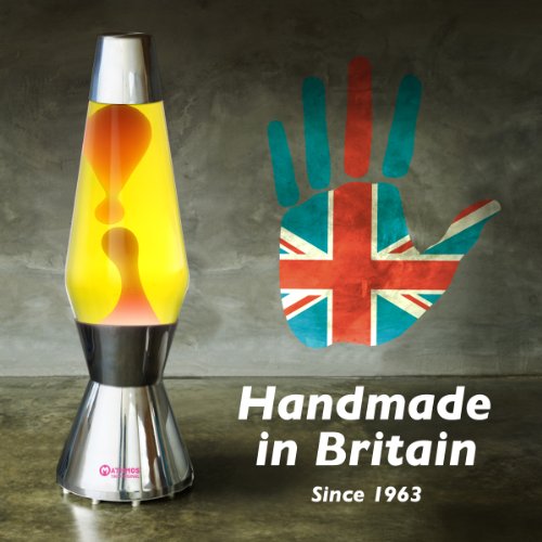 Astro Lavalampe NEU! In Gelb Rosa Orange - das Original 5