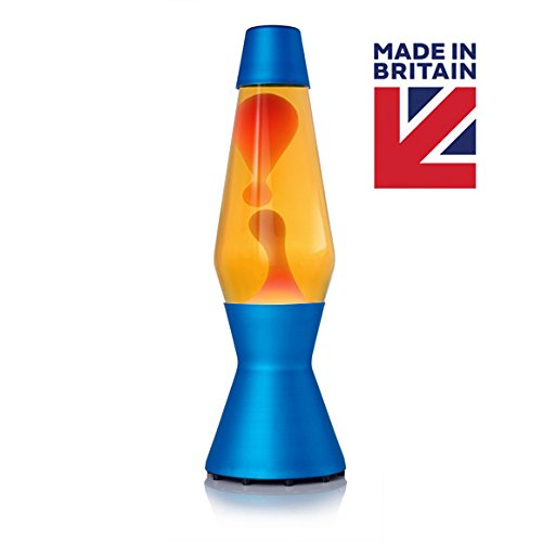Mathmos Electric Blau Heritage Astro Lavalampe – (Gelb/Orange)