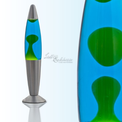 Kompakte Lavalampe in (Blau/Grün) LA558701 Magmalampe