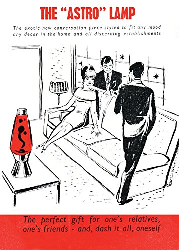 Mathmos Matt Schwarz Heritage Astro Lavalampe - (Blau/Blau) 3