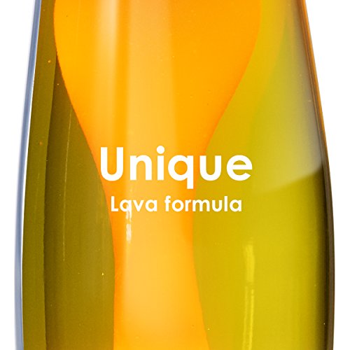 Mathmos Neo Lavalampe für Kinder und Erwachsene in Chrom - Gelb / Orange - 4