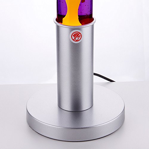 MIA Light Lava Leuchte 760mm/ 1x40W/ Lila/ Orange/ Lavaleuchte Magma Deko Leuchte - 6