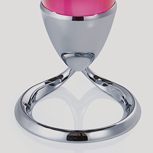 Mathmos Neo Lavalampe für Kinder und Erwachsene in Chrom - Violett / Pink - Fuß