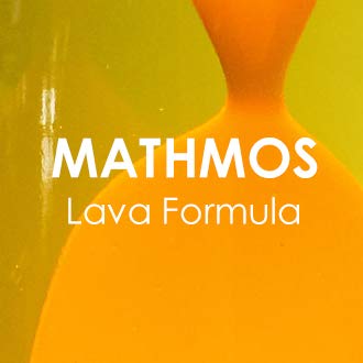 Mathmos Fireflow R1 Lavalampen Paar mit Teelicht - Chrome - Blau/Gelb - 7