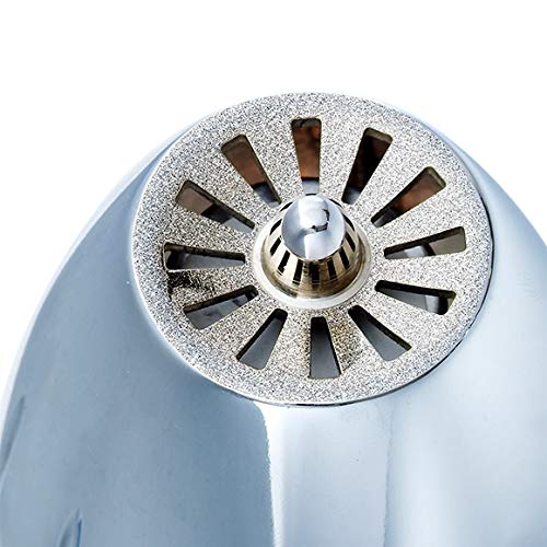 Mathmos Fireflow R1 Lavalampen Paar mit Teelicht - Chrome - Violett/Orange