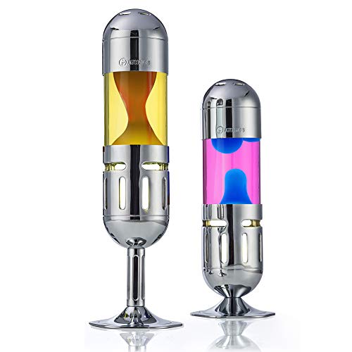 Mathmos: Pod und Pod+ mit Kerze betriebene Lavalampe (Gelb/Orange & Pink/Blau)