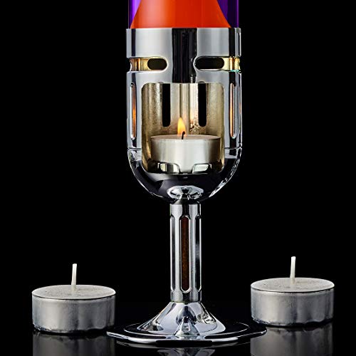 Lavalampe von Mathmos: Pod und Pod+ mit Kerze betriebene Lavalampe (Violett/Orange & Blau/Grün) - 2